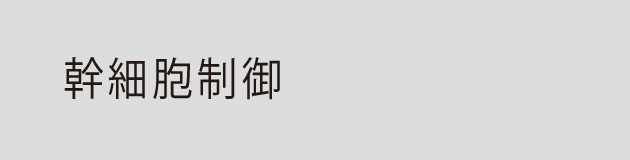 幹細胞制御プロジェクト