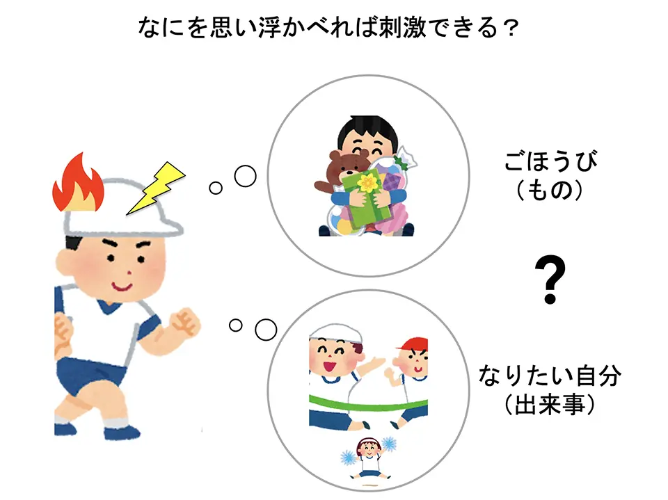 何を思い浮かべれば刺激できる？