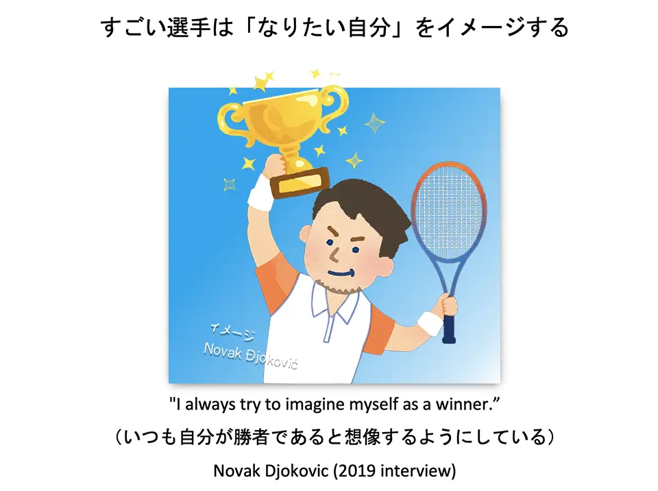 すごい選手は「なりたい自分」をイメージする